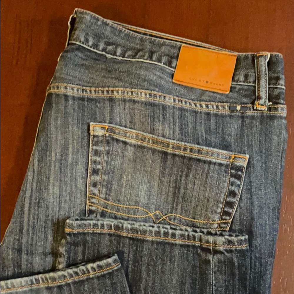 Lucky Brand Jeans Men’s 38 x 30 Dark Wash Denim